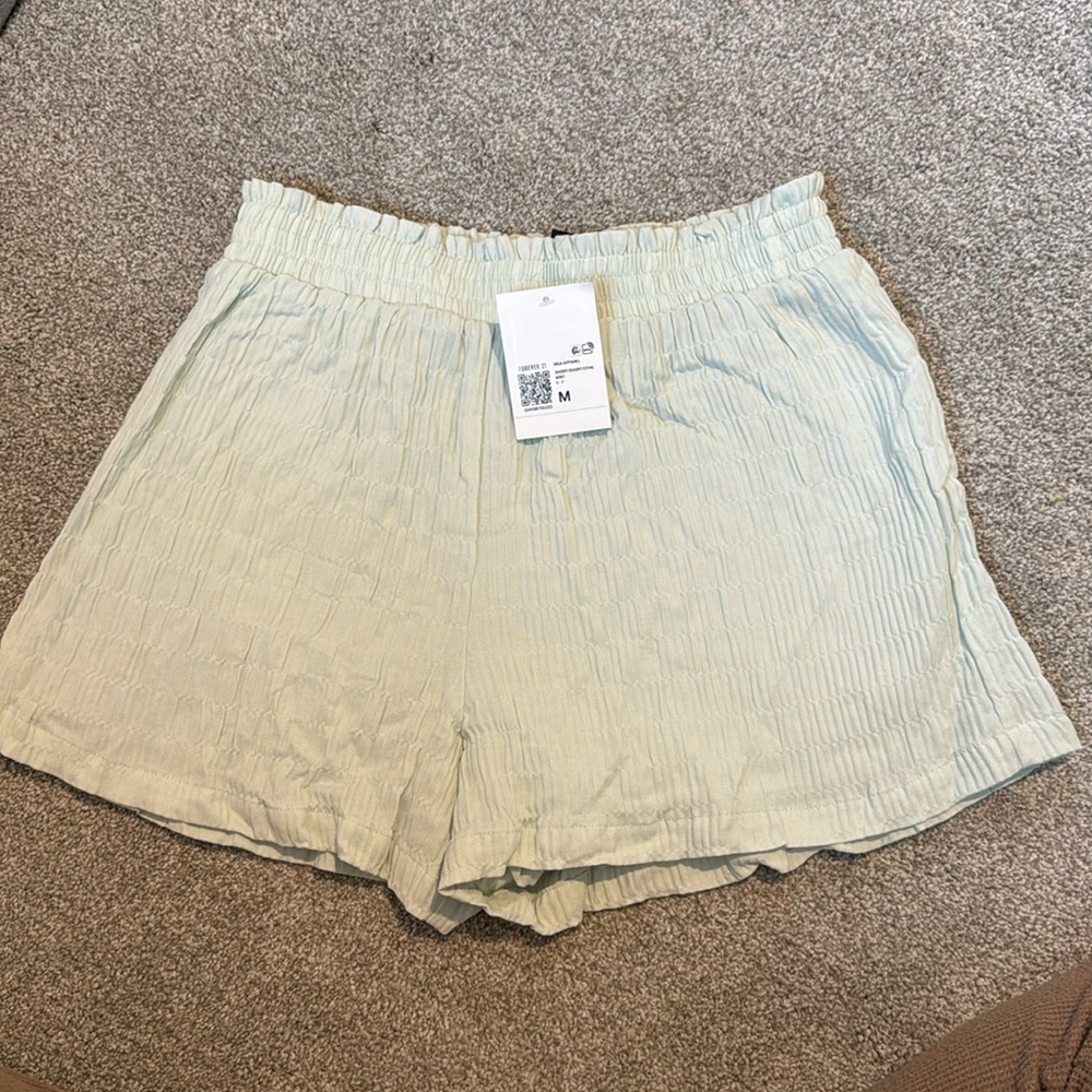 Mint green forever 21 shorts- new with tags